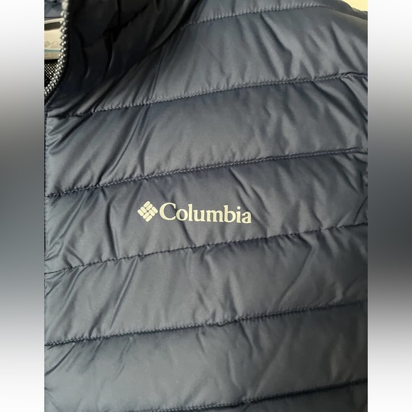 Columbia Slope Edge Insulated Vest Mens XL Blue Puffer Omni-Heat New Tags - Picture 4 of 13